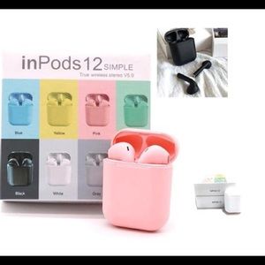 New wireless InPods12 Earbuds, Bluetooth EarPods